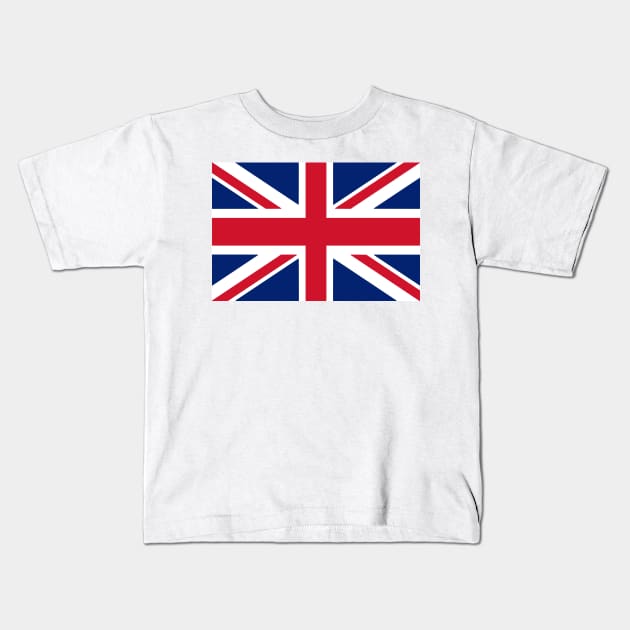 Flag of the United Kingdom Kids T-Shirt by Russell102